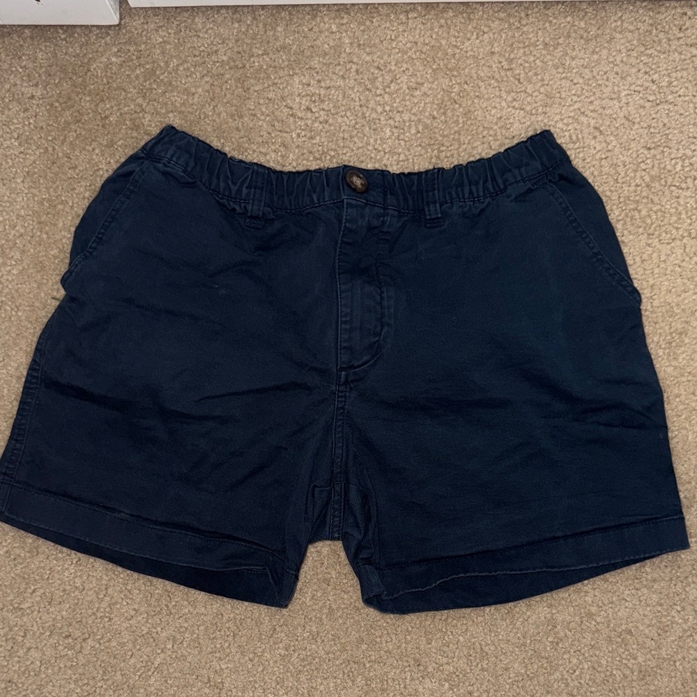 Chubbies Shorts Mens Medium Dark Blue 5.5 Inseam Originals Stretch Chino Casual